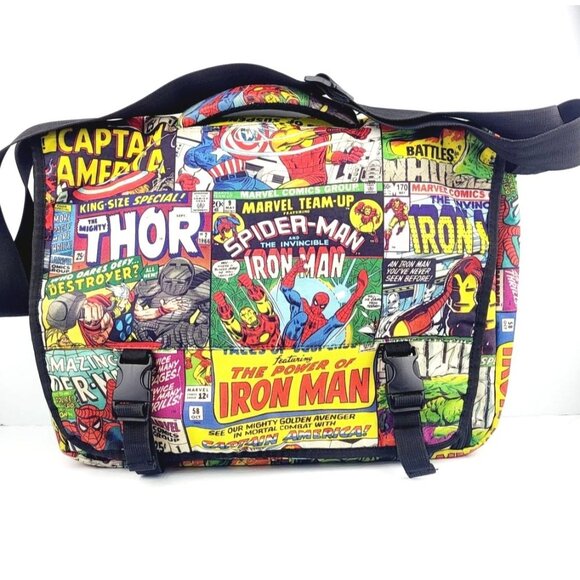 Marvel Avengers Laptop Bag - Size 17x13x2.5 - Picture 1 of 6